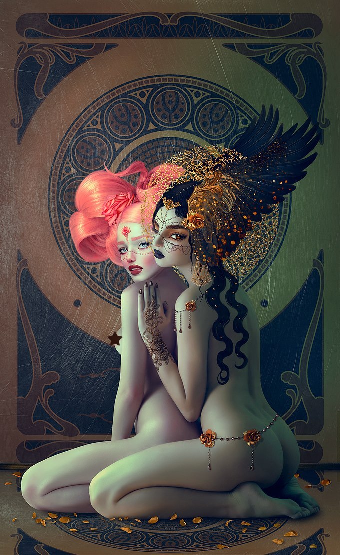 frrmsd:  Digital Artist: Natalie Shau “Rose and Gold”  “rose and gold” print