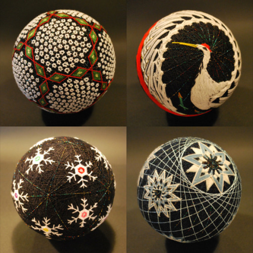 jwilsonfad: Hand-made  Tamari (traditional Japanese string-ball toys) made by a 92yr old. Origi