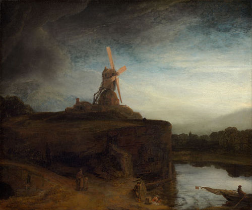 The Mill, Rembrandt van Rijn (1606-1669)In Rembrandt’s LightSunset stretches round the earth as a go