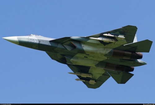 russian-military:  Russia’s PAK FA with external armaments
