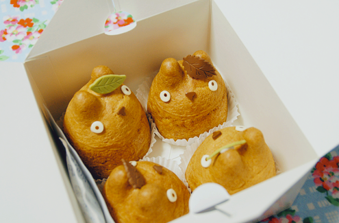 totoro choux creme pastries!