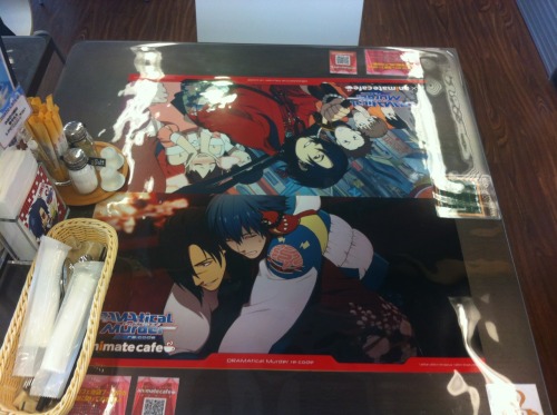 meowrisa:  Dramatical Murder x Animate cafe 