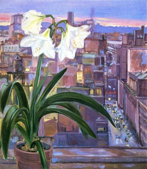 Window,  New York    -   Jane Freilicher American  1924–2014Oil on canvas
