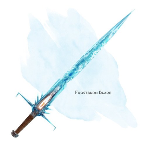 the-griffons-saddlebag:⚔️ ! Frostburn Blade Weapon (any sword), very rare (requires attunement) ___ 