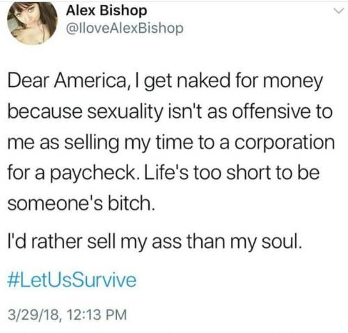 bottegawhore: brokebutstillrich: She got a point America Honestly ‍♀️