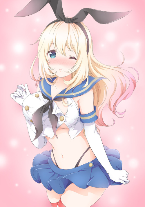 cute-girls-from-vns-anime-manga:    ‥‥おや！？島風のようすが‥！ by  七色＠とらのあな新刊既刊委託中   