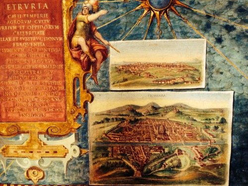 The hall of maps in the Vatican museum.