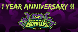 strangebedfellas:  IT IS TIME!! Wow, this past year has been an awesome blur! I’m still shocked that I’ve been doing this for a whole YEAR now! This little business started as a sort of art project that took up space on my kitchen table a few times