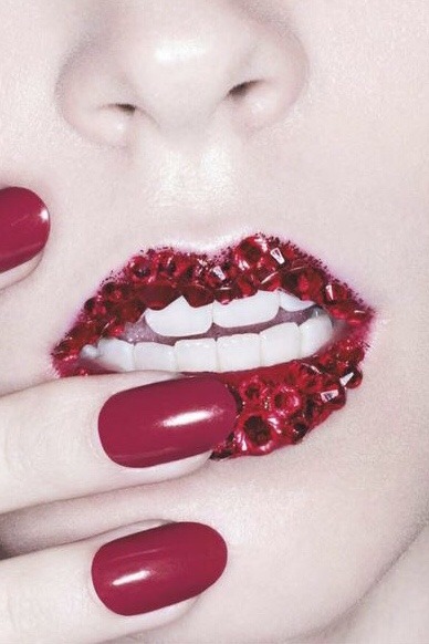 miss-mandy-m: Makeup Mondays: Rose Red makeup inspiration. Meghan Collison photographed by Nagi Saka