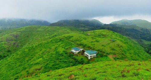 Green Meadows Wagamon, Kerala. Vagamon is a hill station located in Kottayam-Idukki border of Kottay