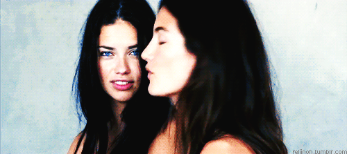 feliinoh:  Adriana Lima and Lily Aldridge for Vogue UK. 