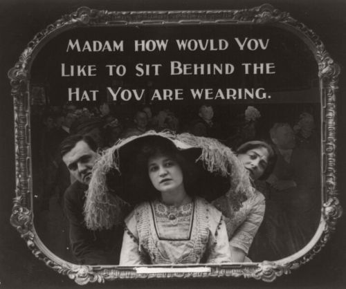 XXX Movie Theatre Etiquette Posters from 1912 photo