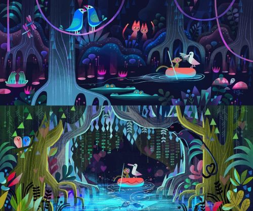 Early musical sequence #visdev I did for @vivomovie , streaming now on @netflix @sonyanimation #anim