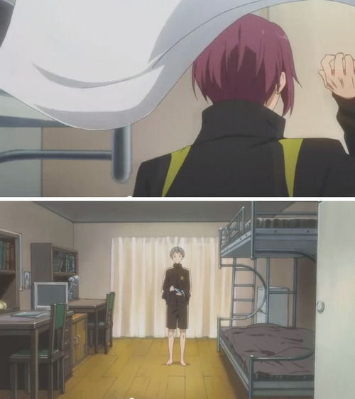 So I was rewatching Free! episode 4 and noticed Rin&rsquo;s towel:   yeah, but