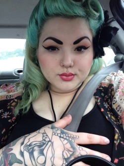 dollbabytattoos:  From yesterday before the convention. 