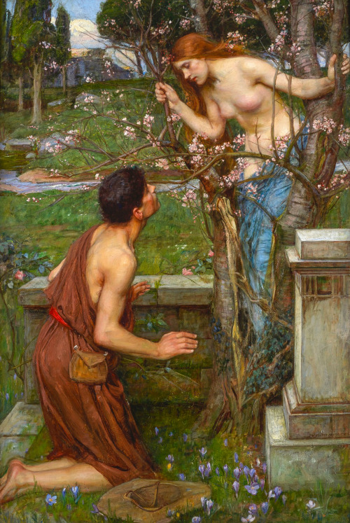 mysteriousartcentury:  John William Waterhouse (1849-1917) was an English painter of the Victorian era known for his Pre-Raphaelites and mythological subjects.-John William WaterhouseInstagram - Facebook - Website