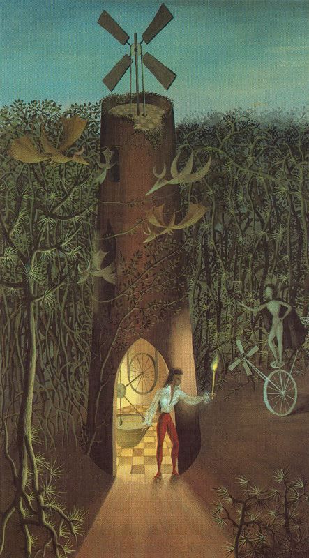 artist-varo: My friend Agustin Lazo via Remedios Varo