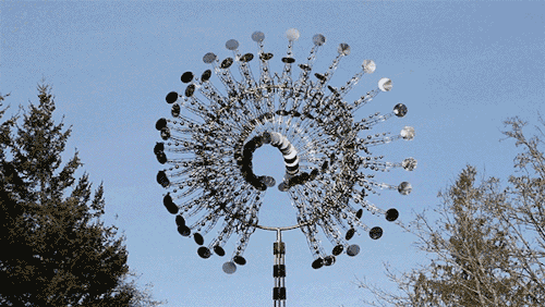 sixpenceee:  Wind Sculpture by Anthony Howe