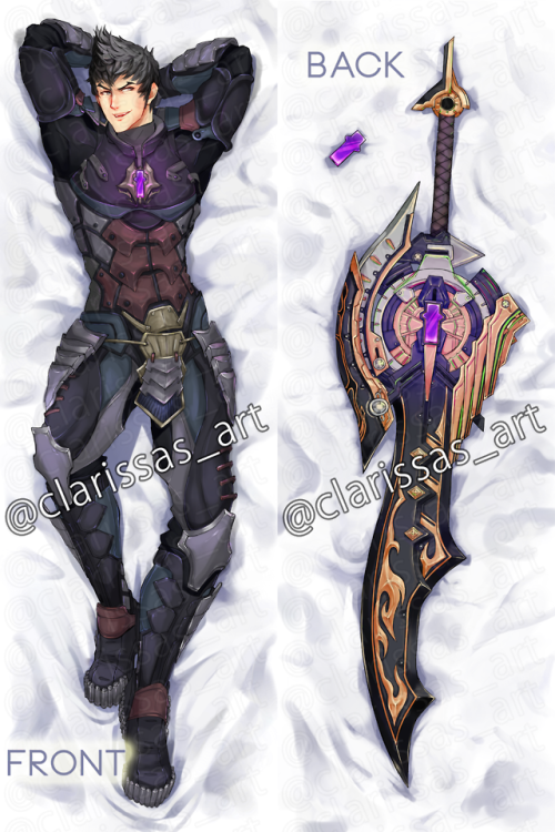 clarissadixonsart:I’ve been working on this Malos dakimakura for a while and it’s finally done and r