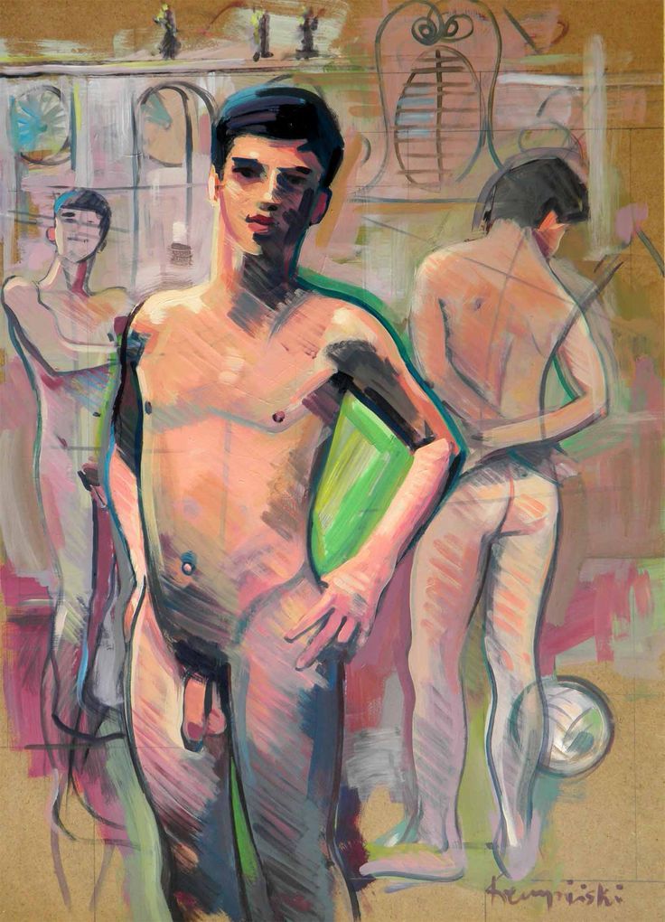 Maciej KEMPIŃSKI. Football match [acrylic on board].                   