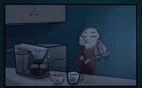 mistermead: ahappypichu-mod:  Morning Coffee Collab with Mead. Full-Res: Here   Had a great time working with @ahappypichu-mod on this little strip! 