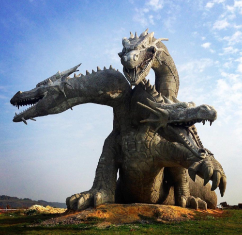  “Zmei Gorynich,’ Kudykina Gora, Kamenka, Lipetsk and Voronezh, Russia,Sculpture by Vladimir