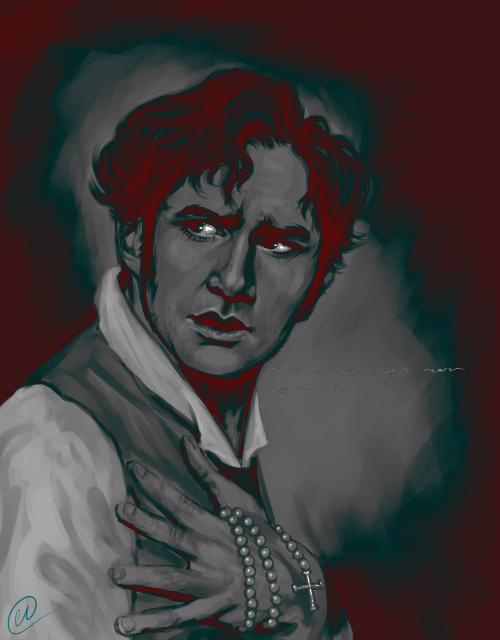 not-xpr-art:Jonathan Harker realising that his seemingly innocent trip to a Transylvanian castle own