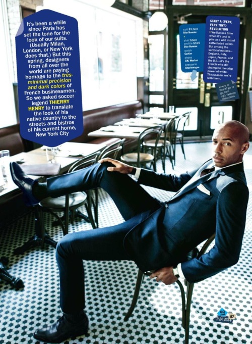 global-fashions:  Thierry Henry - American porn pictures