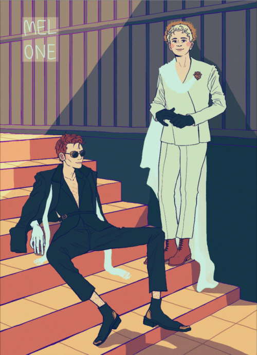 DO NOT REPOSTi love good omens so, so muuuuuch it makes me SO happy o(-(crowley is wearing hermes an