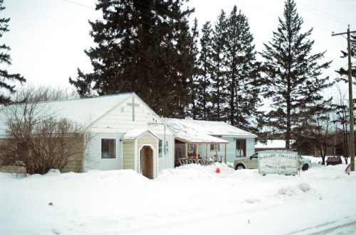 goldenprairies: house converted into a church