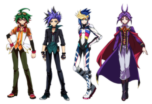 rendezvousoneiros: 2 years later… Yuya, Yuto, Yugo and Yuri Yuzu and Sora Yuri and Dennis Yut