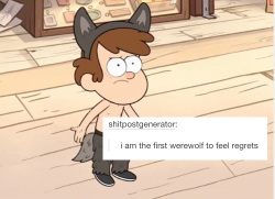 tylerjcseph:gravity falls + shitpostgenerator