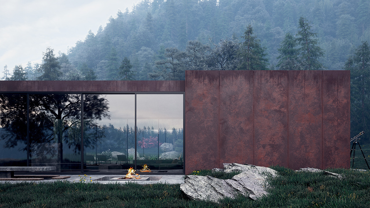 archatlas:  Rose House by   Sergey Makhno Studio Rose is a guesthouse made of concrete,