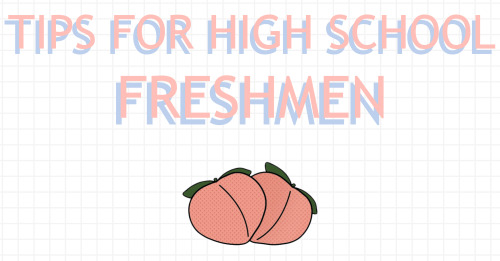 miennstudies: TIPS FOR HIGH SCHOOL FRESHMEN (and other high schoolers!)         