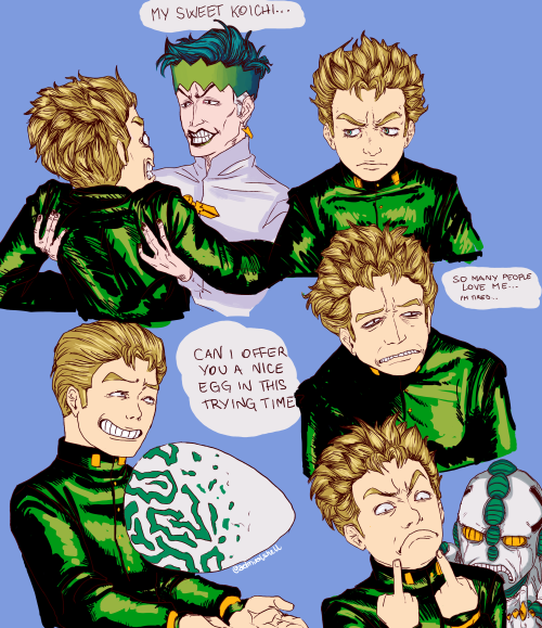 admiralshell:jojo friday is almost here, honk if you love koichi