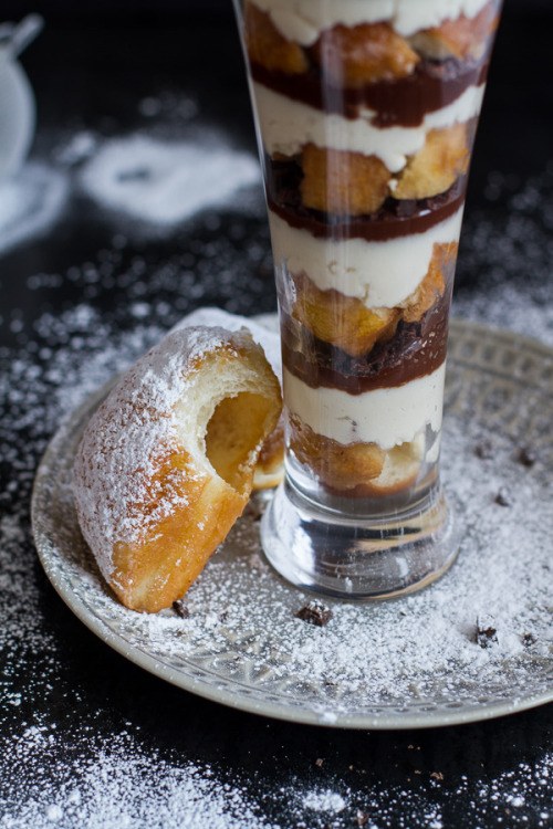 Beignets Tiramisu with Chocolate Ganache