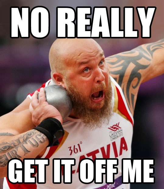In training for the crybaby Olympics