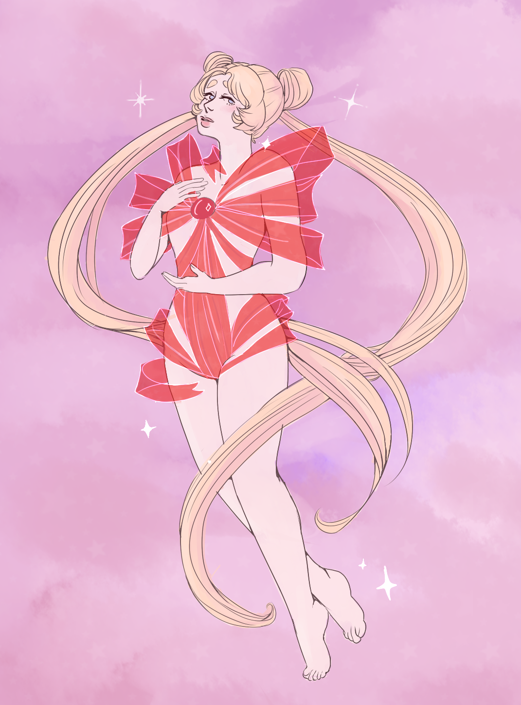 honeybeejee:  i had a rough day at work today so i drew my wife!!! 