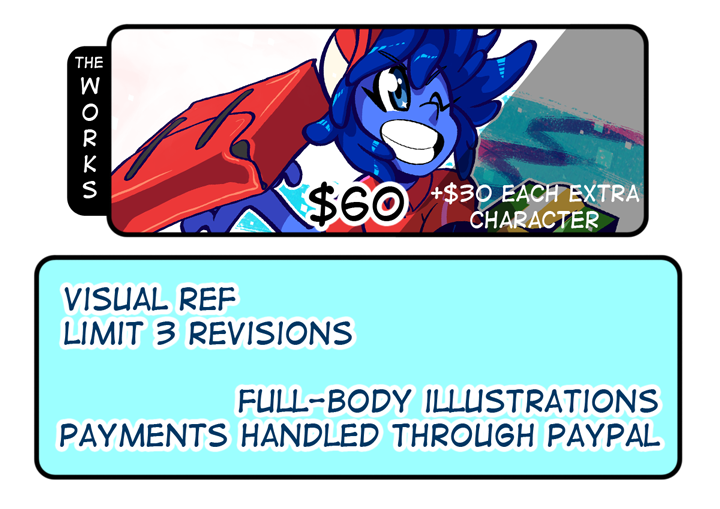 mechandra:  Like my art? Want me to draw your thing? Commission me! I am currently