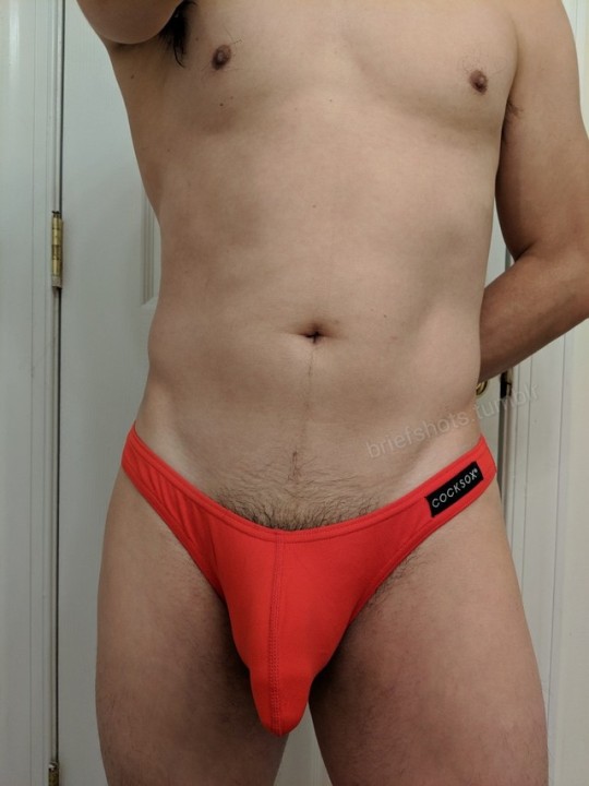 briefshots:  I think I got the wrong size because the fit is not bad, but it feels like it could be a bit tighter. As you can see, they are very revealing. I almost considering trimming a bit more before deciding to post these pics.Cocksox briefs CX01N