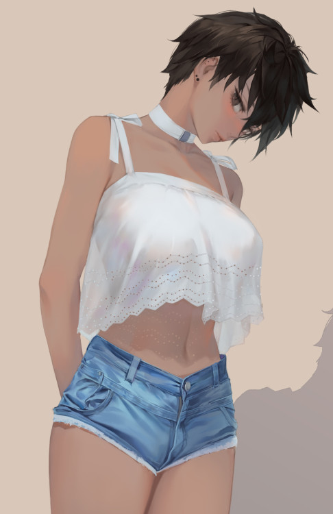 hot pants 뿔 hornwww.artstation.com/artwork/Kry9nx 