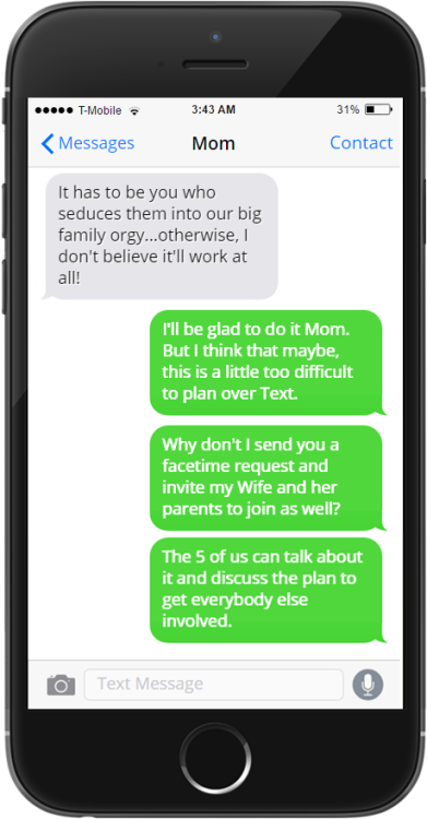 incexting: Everybody Joins In - Part 11 of 11Request for a married guy to seduce his Mother, who hel