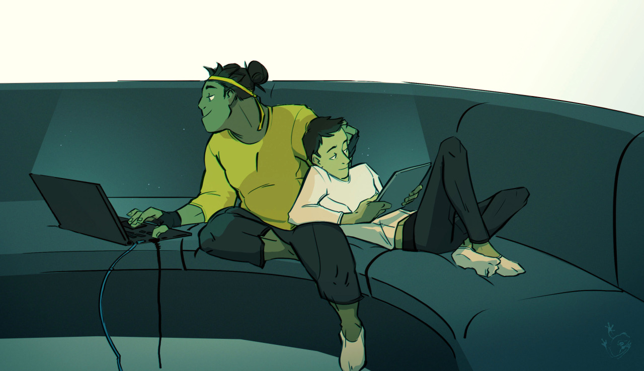 gabzilla-z:  MY BOYS…This is gorgeous, Ronnie, thank you so much!!!   Keep reading