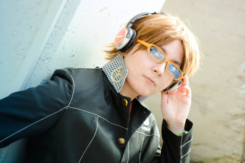 Yosuke Hanamura, Persona 4(my glasses aren’t finished yet ;;) Had so much fun in this cosplay 