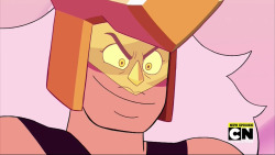 explodingshrimp:  bringina:  reo-coquelicot:  thesassygandalf:  heyparadiamonds:  aeviternlty:  She was so ready to fight rose she put her eyeliner back on again  Jasper didn’t have eyeliner in the episodes before this, so we can conclude that she went