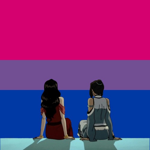 isnt-the-universe-beautiful: Korrasami + Bisexual Pride Flag