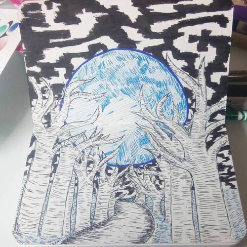 eidolicninja: okay okay so this is day 5 of #inktober cuz i said i would try to do it this time. i g