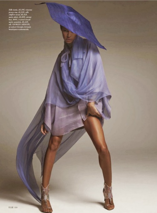 blackfashion:  Joan Smalls photographed by Michael Thompson for Elle US January 2014