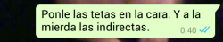 indirectas:  Cuando tus amigas te piden consejos para insinuarse disimuladamente a tíos, y no sabes.