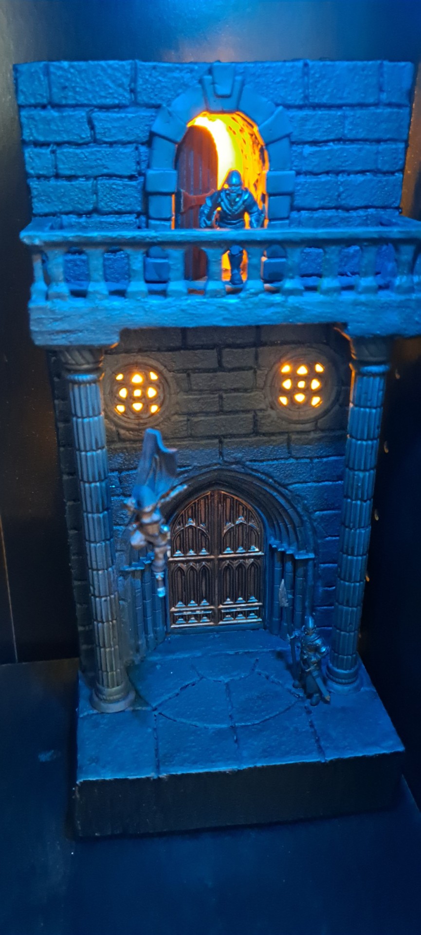 I Realised I Can Use Some RGB LEDs I Have To Cast A Blue Light Over The Whole Thing And Really Get That